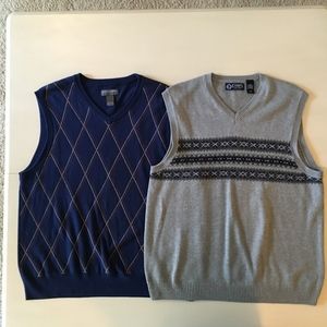 Bundle of 2 Mens Sweater Vests